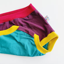 Colour Block High Waisted Adult Pants | Women's Knickers | Organic Cotton Underwear