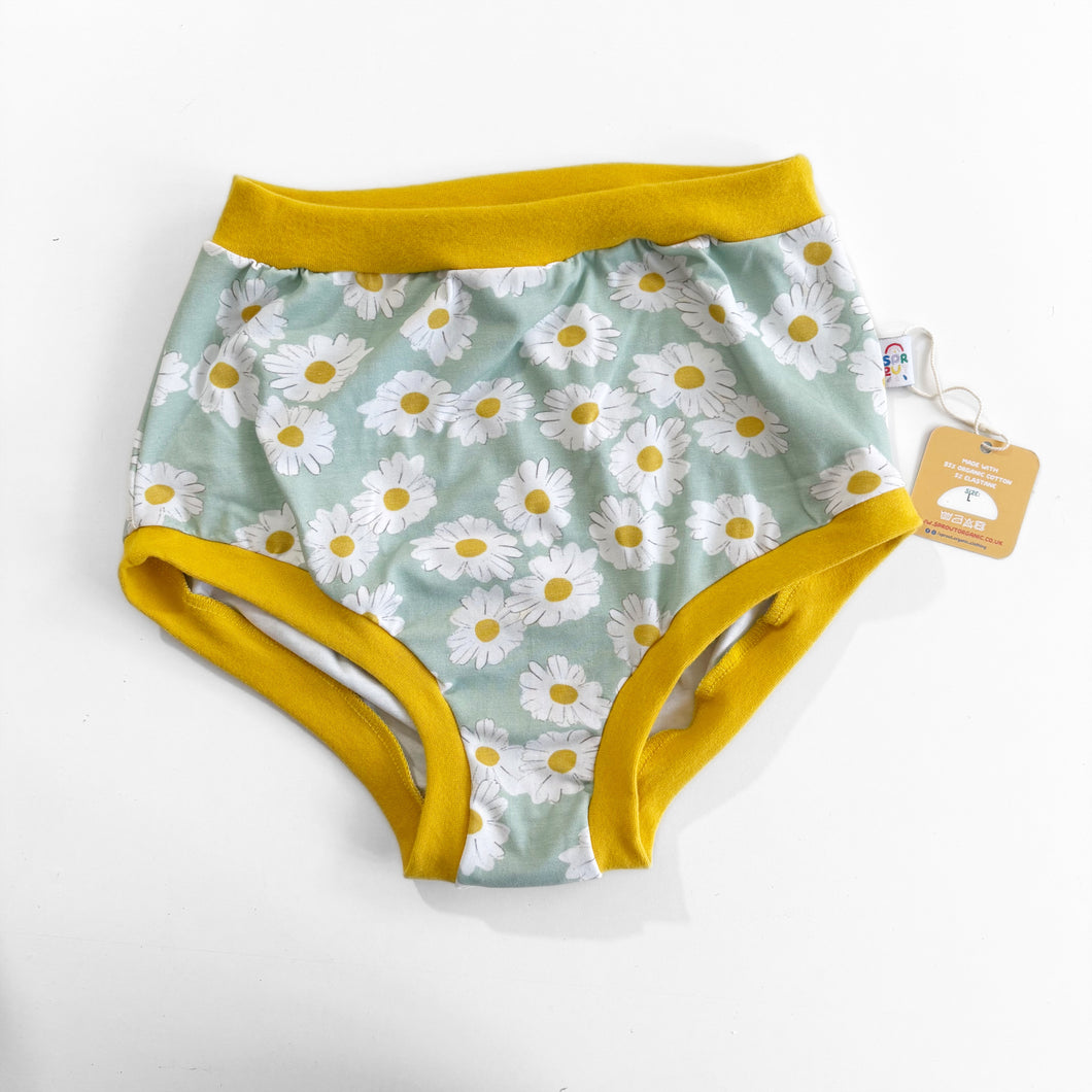 Daisy High Waisted Knickers - Large