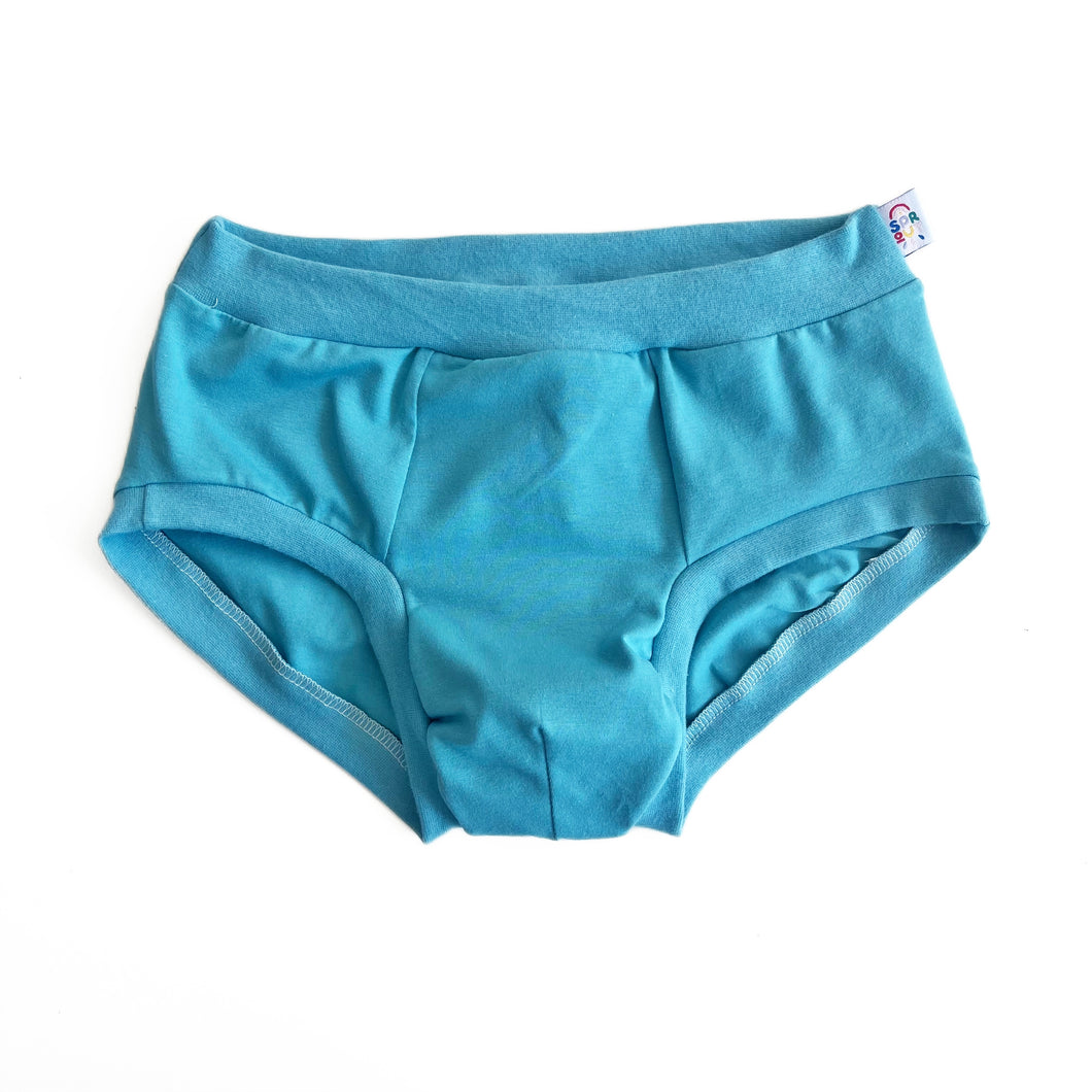 Sky Blue Pouch Fronted Briefs | Men’s Pants | Organic Cotton Underwear