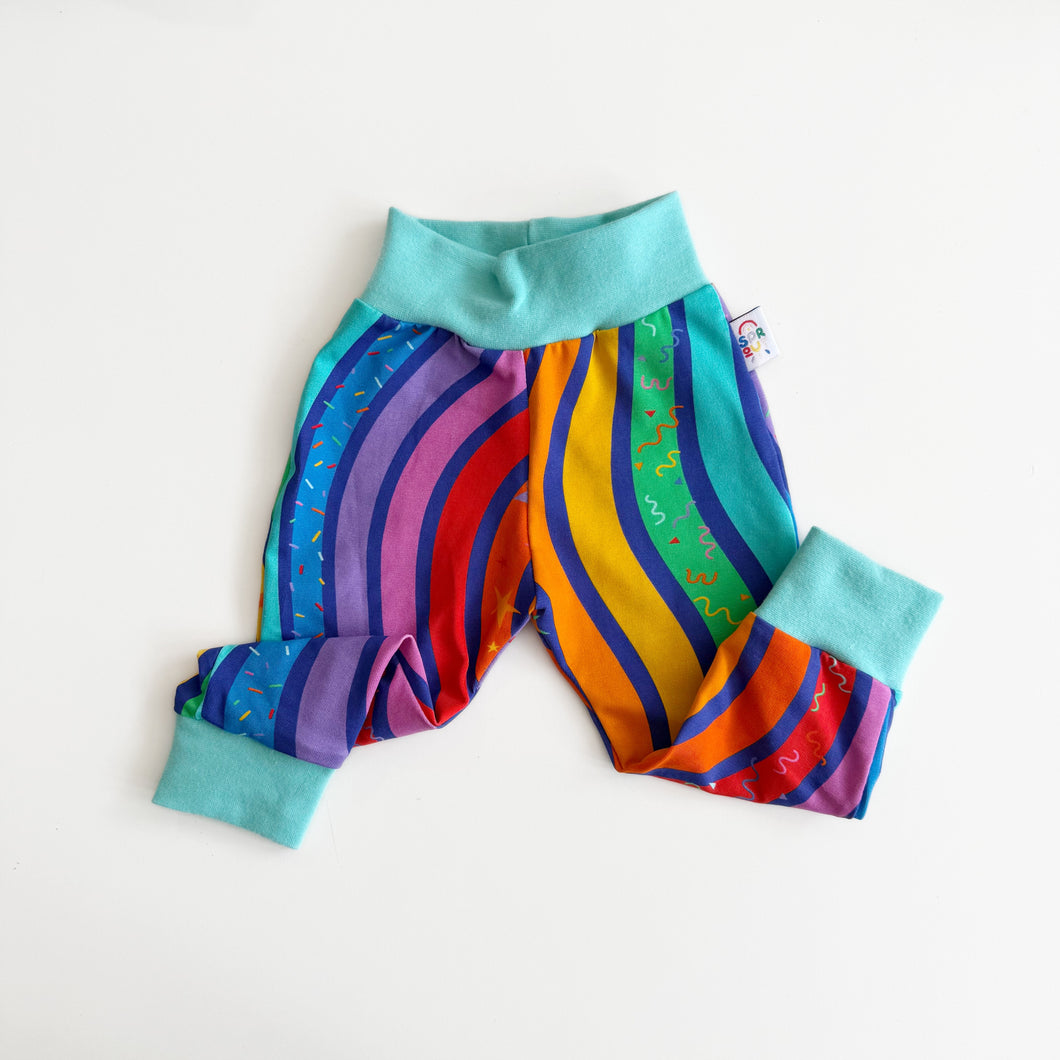 Rainbow Stripe Leggings 3-6