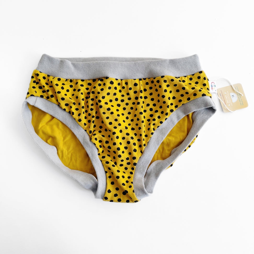 Yellow Dot Knickers - XL
