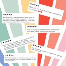 Colour Block High Waisted Adult Pants | Women's Knickers | Organic Cotton Underwear