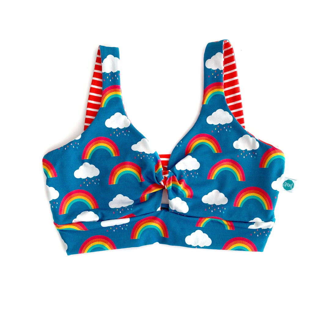 Rainbow Twist Front Bra