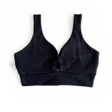 Black Twist Front Bra