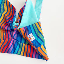 Rainbow Stripe Twist Front Bra