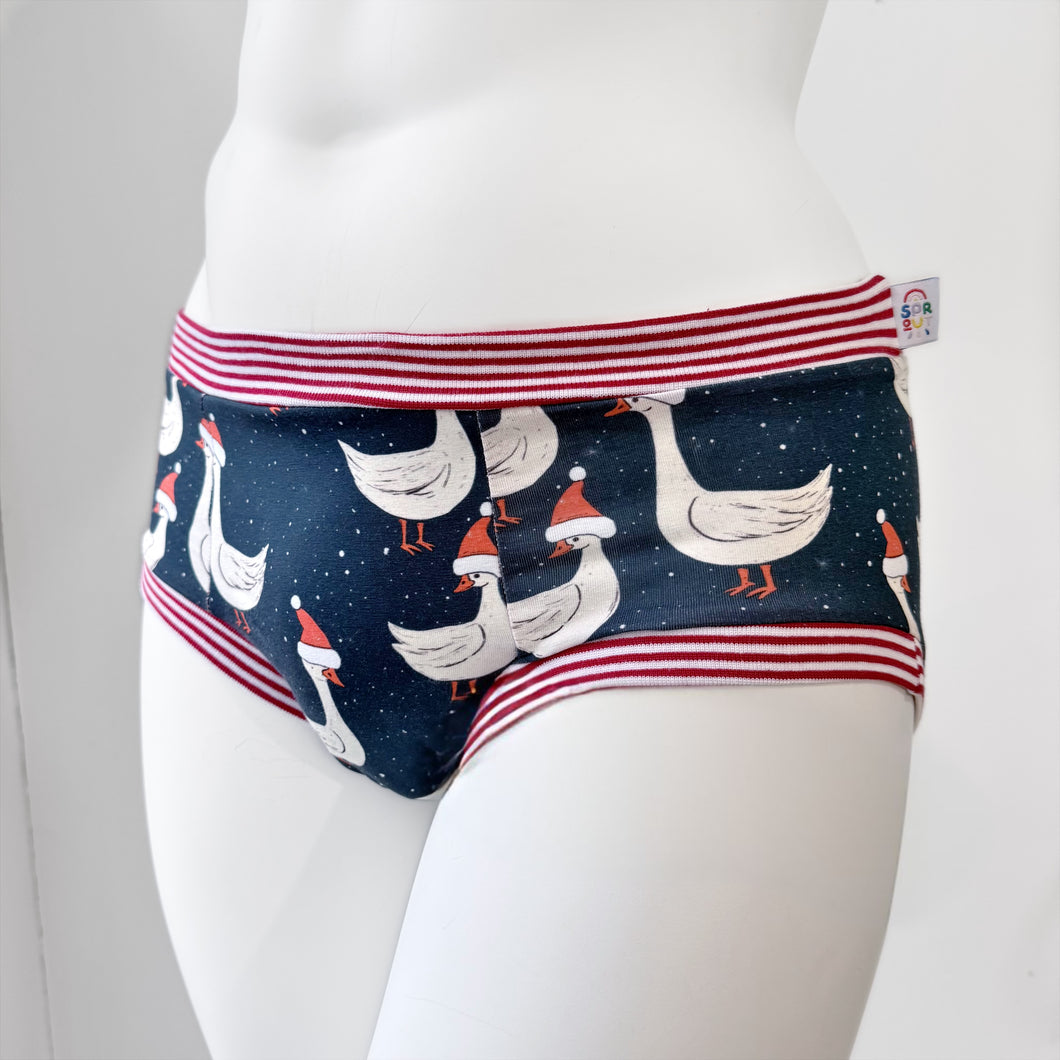 Christmas Goose Pouch Fronted Briefs | Men’s Pants | Organic Cotton Underwear