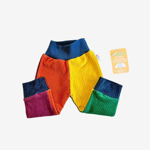 Colour Block Corduroy Trousers 0-3