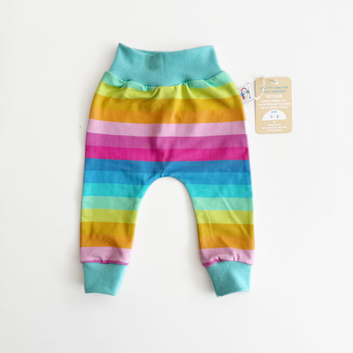Pastel Stripe Leggings 0-3