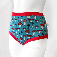 High Waisted Toadstool Adult Pants | Women's Knickers | Organic Cotton Underwear