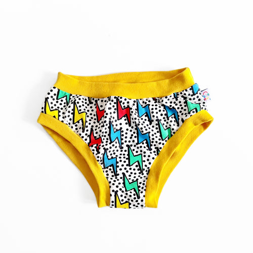Lightning Bolt Adult Pants | Women's Knickers | Organic Cotton Underwear