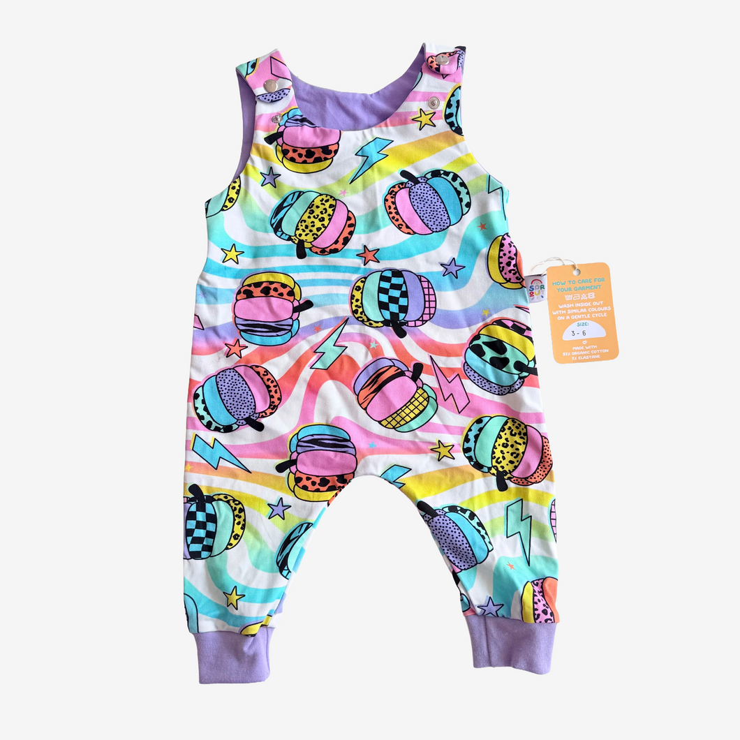 Pumpkin Dungarees 3-6