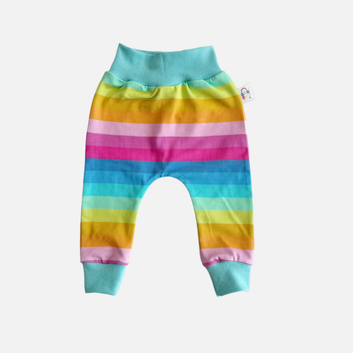 Pastel Stripe Leggings 0-3