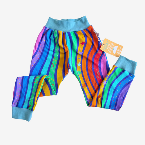 Rainbow Stripe Trousers 3-4y