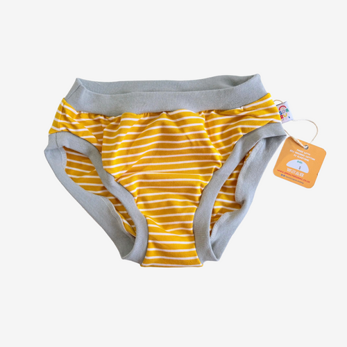 Yellow Stripe Knickers - Small