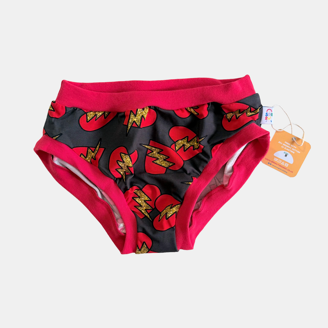 Red Heart Knickers - Medium