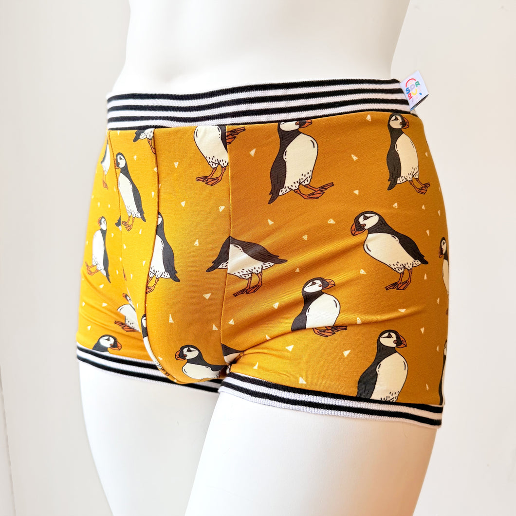 Puffin Unisex Boxers | Men’s Women’s Pants | Organic Cotton Underwear