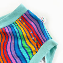 High Waisted Rainbow Stripe Adult Pants | Women's Knickers | Organic Cotton Underwear