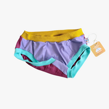 Pastel Colour Block Knickers - Large
