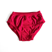 Plain Red Adult Pants | Women's Knickers | Organic Cotton Underwear
