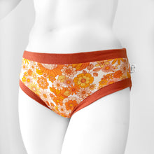 Retro Floral Adult Pants | Women's Knickers | Organic Cotton Underwear