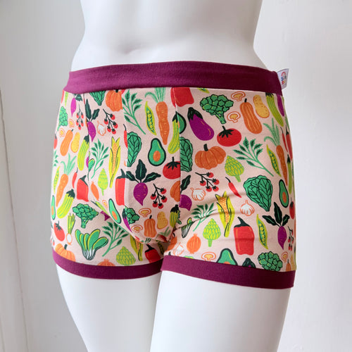 Vegetable Unisex Boxers | Men’s Women’s Pants | Organic Cotton Underwear