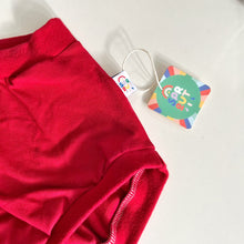 High Waisted Red Adult Pants | Women's Knickers | Organic Cotton Underwear