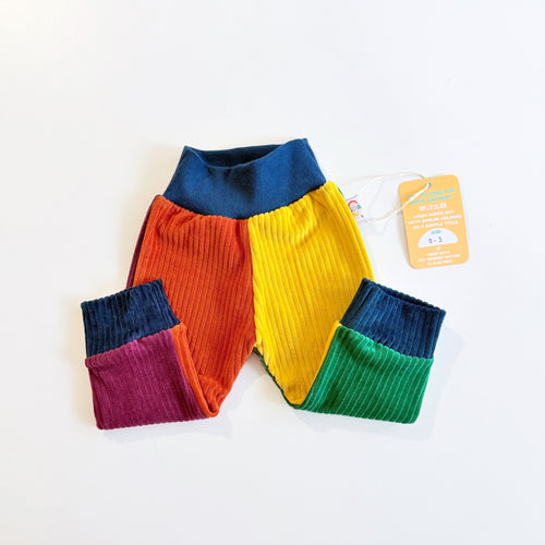 Colour Block Corduroy Trousers 0-3