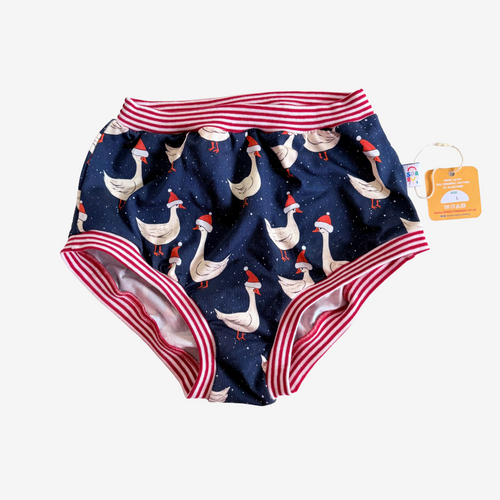 Christmas Goose High Waisted Knickers - Large