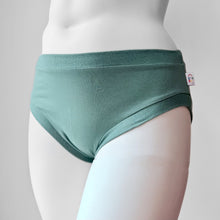 Plain Sea Green Adult Pants | Women's Knickers | Organic Cotton Underwear
