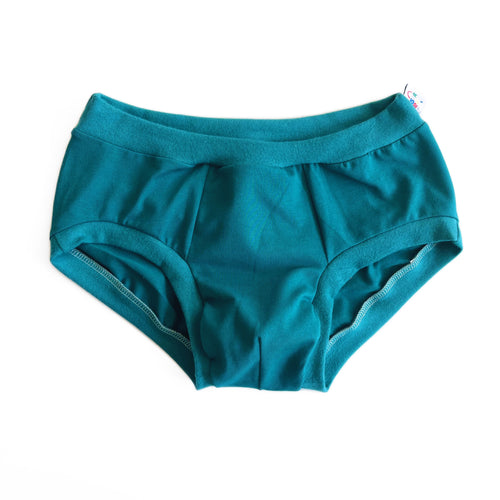 Teal Pouch Fronted Briefs | Men’s Pants | Organic Cotton Underwear