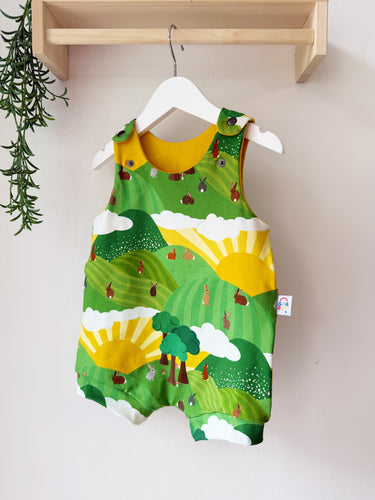 Bunny Short Dungarees 6-12