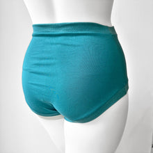 High Waisted Teal Adult Pants | Women's Knickers | Organic Cotton Underwear