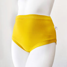 High Waisted Yellow Adult Pants | Women's Knickers | Organic Cotton Underwear