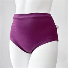High Waisted Purple Adult Pants | Women's Knickers | Organic Cotton Underwear