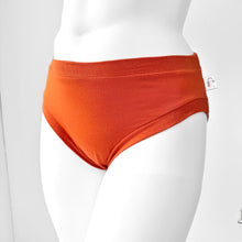 Plain Orange Adult Pants | Women's Knickers | Organic Cotton Underwear