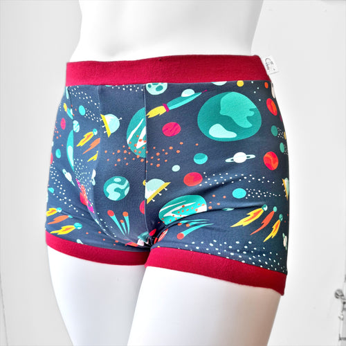Space Unisex Boxers | Organic Cotton Underwear | Men's Women's Pants