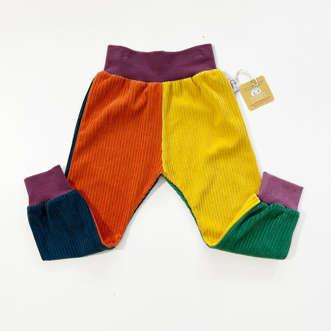 Colour Block Trousers 2-3 - Seconds