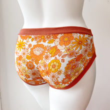 Retro Floral Adult Pants | Women's Knickers | Organic Cotton Underwear