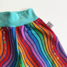 Rainbow Stripe Organic Jersey Leggings | Unisex Kids Clothing | Baby Trousers