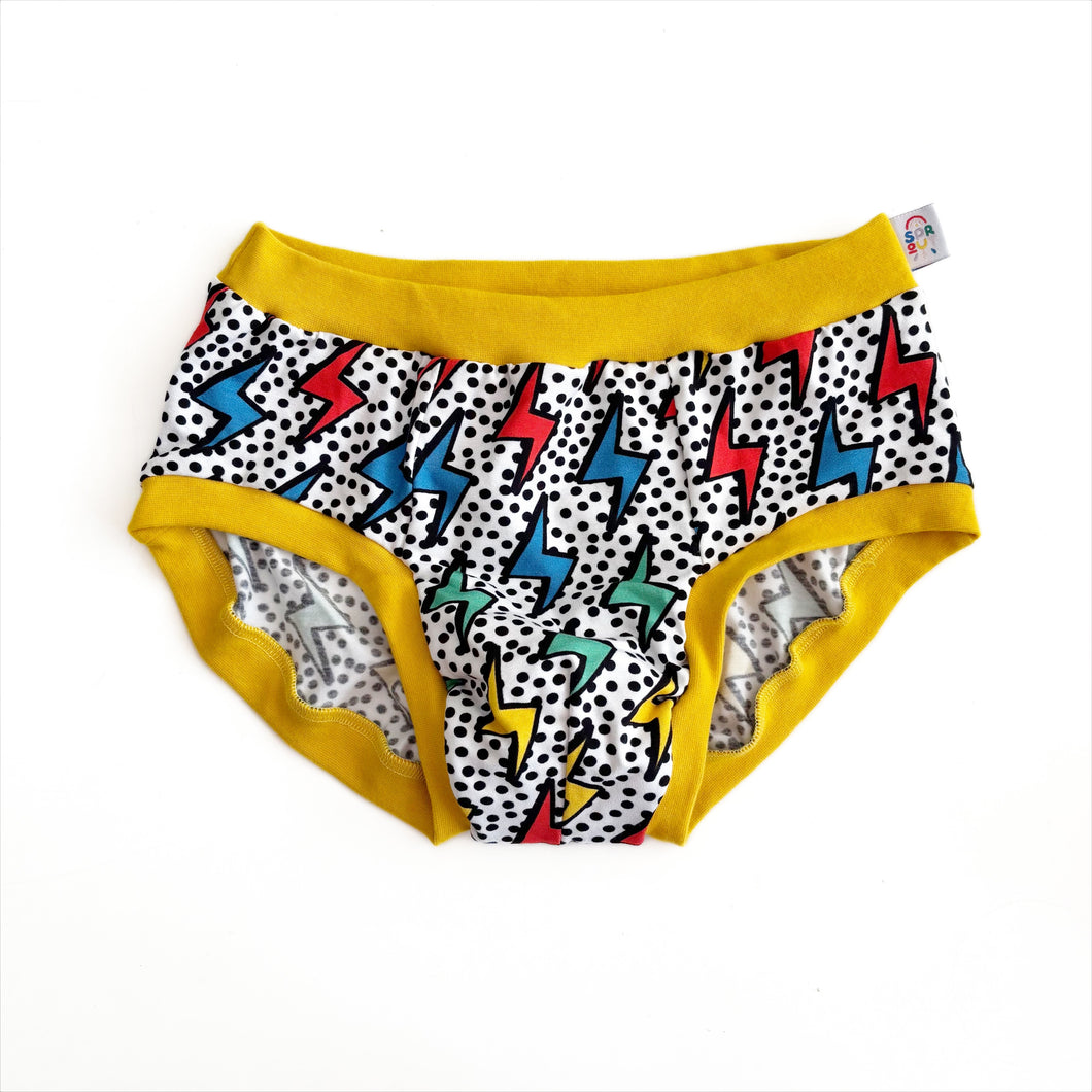 Lightning Bolt Pouch Fronted Briefs | Men’s Pants | Organic Cotton Underwear