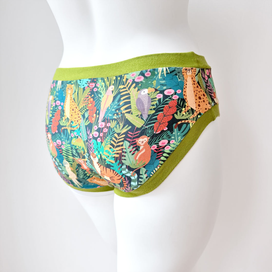 Jungle Adult Pants | Women's Knickers | Organic Cotton Underwear