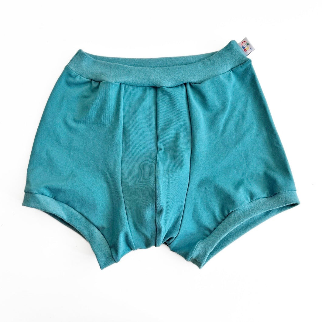 Teal Unisex Boxers | Men’s Women’s Pants | Organic Cotton Underwear