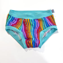 Rainbow Stripe Pouch Fronted Briefs | Men’s Pants | Organic Cotton Underwear