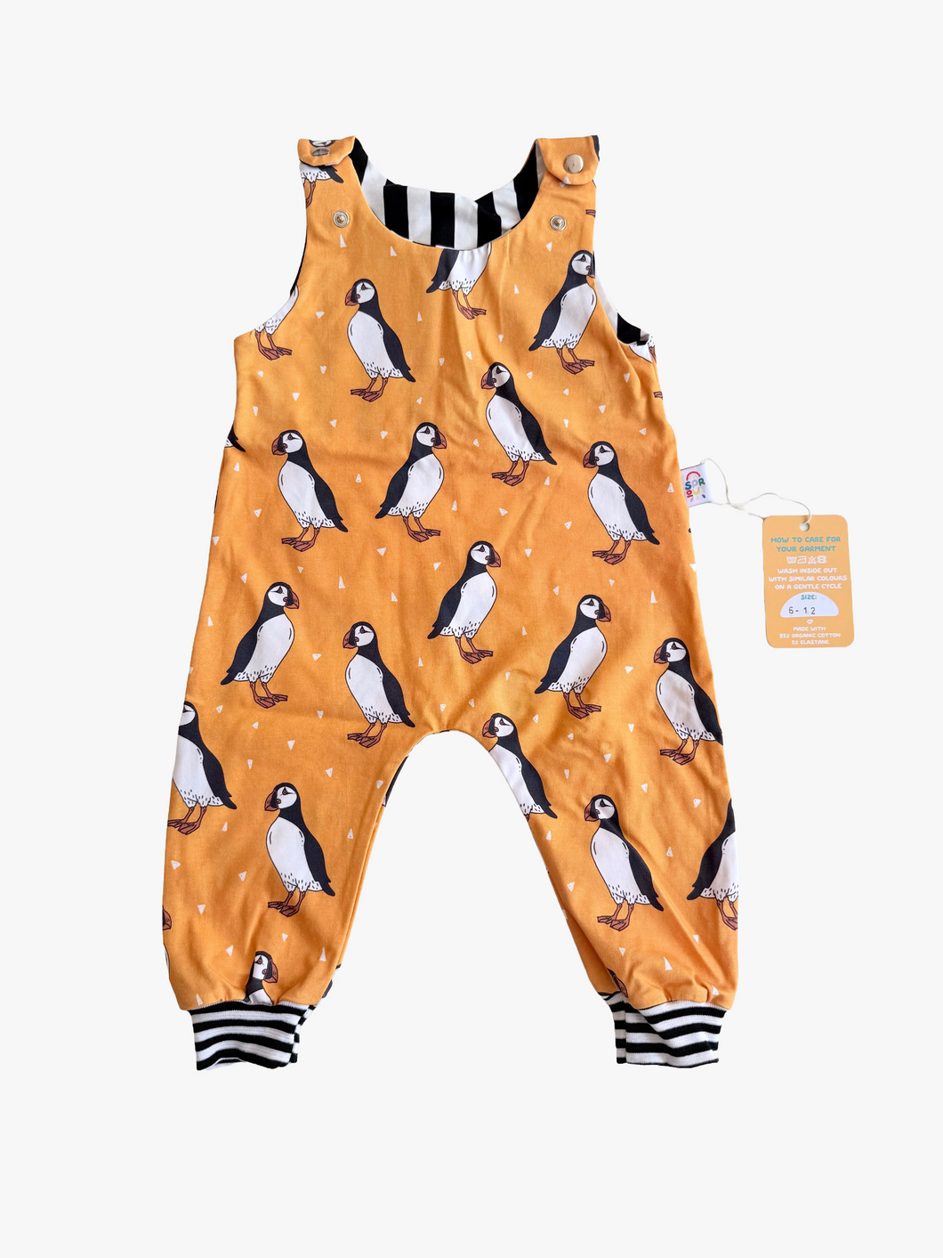 Puffin Dungarees 6-12m