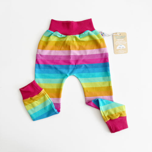 Pastel Stripe Leggings 18-24