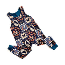 Halloween Organic Dungarees | Kids Unisex Romper | Baby Dungarees