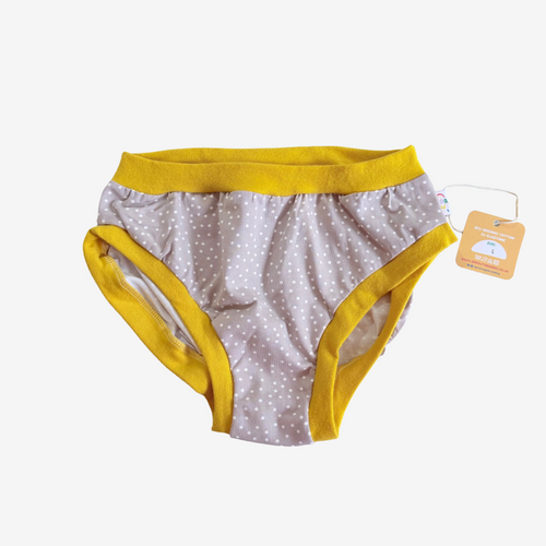 Grey Dot Knickers - Large