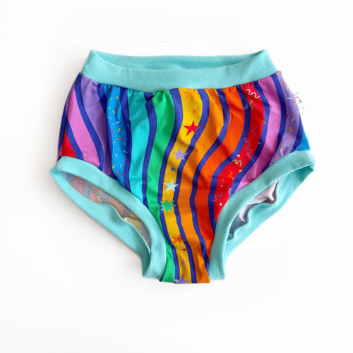 Rainbow Stripe Knickers - S