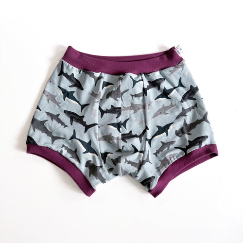 Shark Unisex Boxers | Men’s Women’s Pants | Organic Cotton Underwear