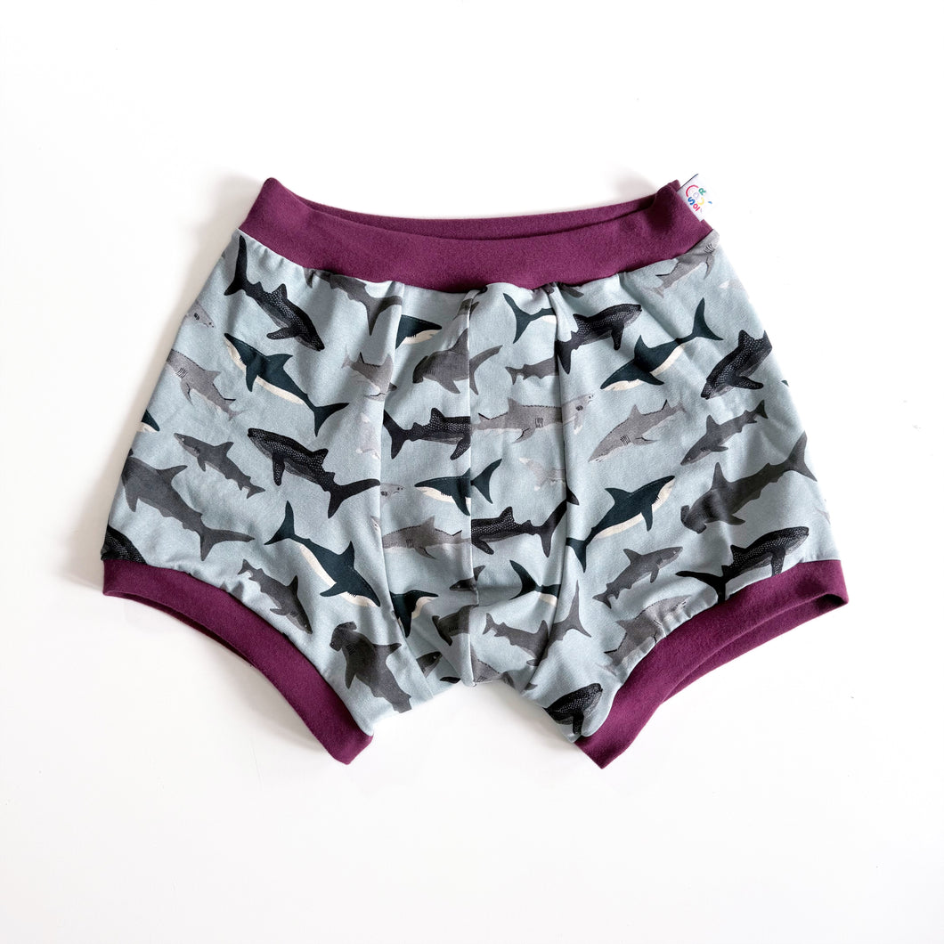 Shark Unisex Boxers | Men’s Women’s Pants | Organic Cotton Underwear